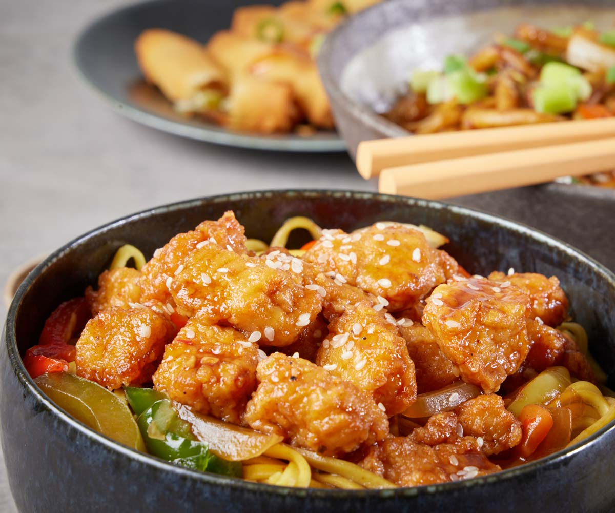 Fresh Asian fusion cuisine
